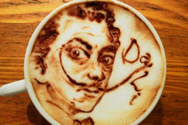 L'art dans le café